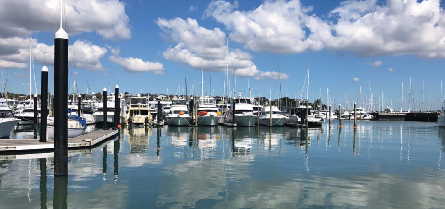 North pier Half Moon Bay Marina Banner